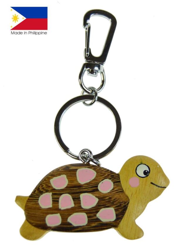 Porte clef marquterie GM tortue