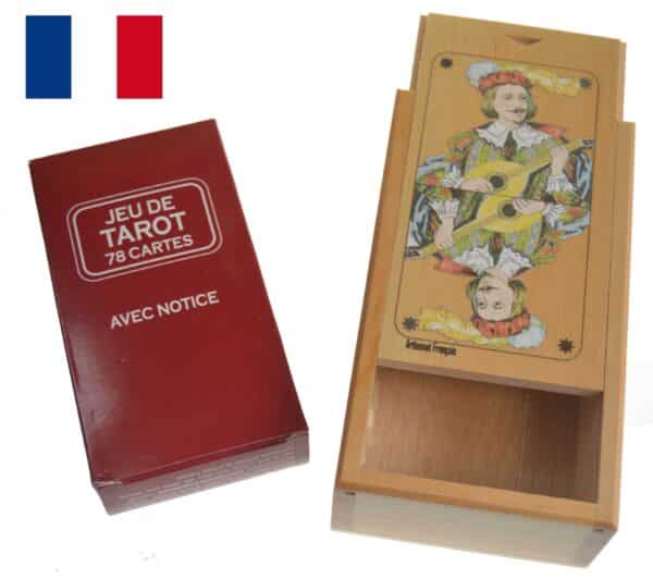 boite à tarot aulne pleine décorée