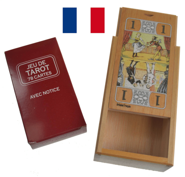boite à tarot aulne pleine décorée