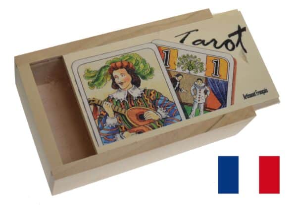 boite tarot tilleul naturel déco vide 2C