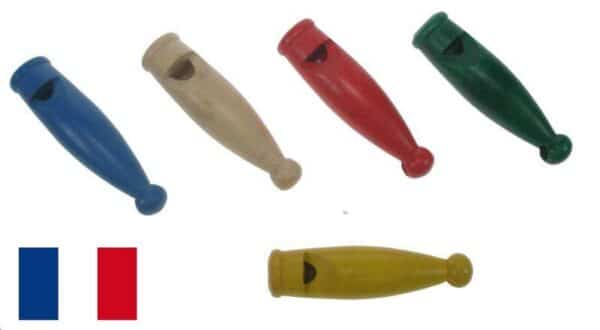 Sifflet scout en buis coloris assortis