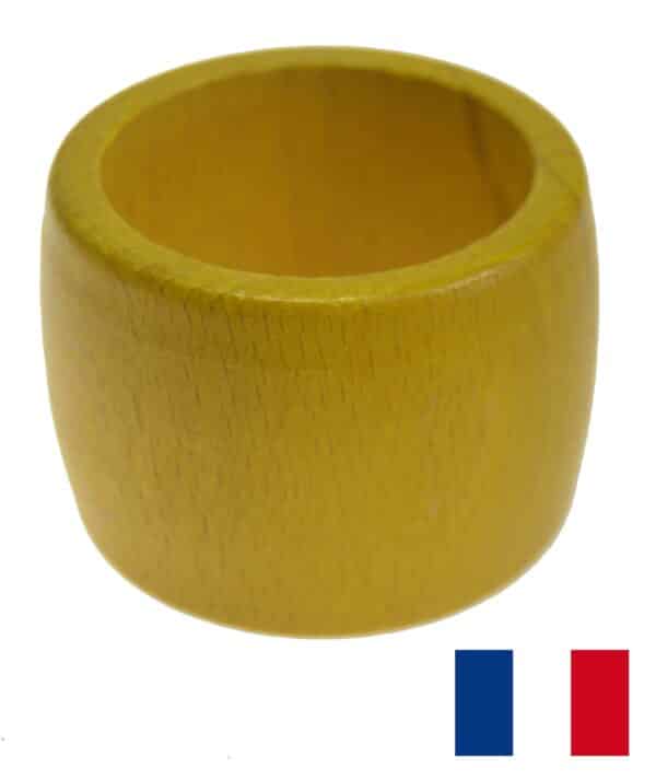 Rond de serviette charme JAUNE
