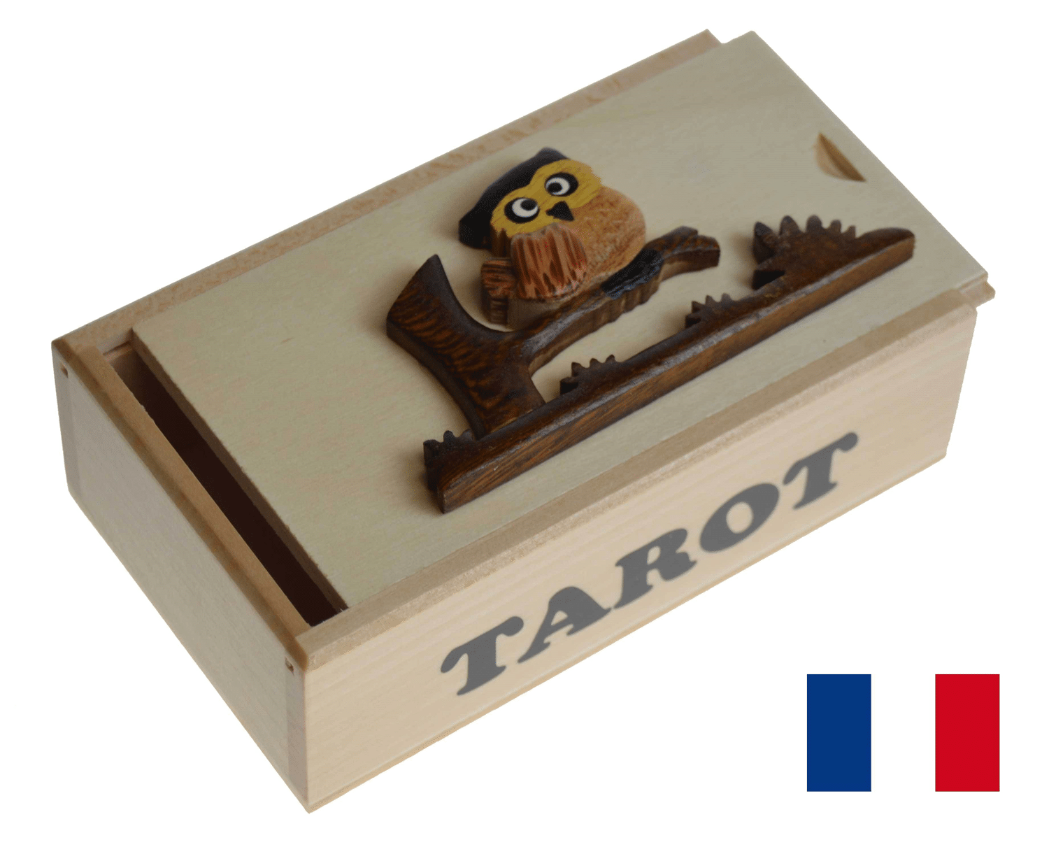 Boite tarot marqueterie vide 1 Boite tarot marqueterie vide