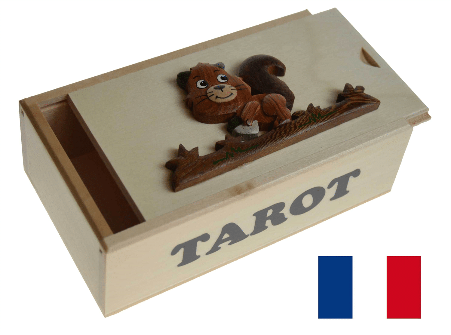 Boite tarot marqueterie vide 1 Boite tarot marqueterie vide