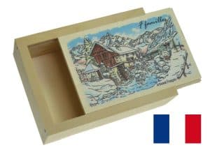 boite de 7 familles en tilleul vide naturel décorée N54 4 www univers bois com product 18969 0 - Tabletterie des Lacs