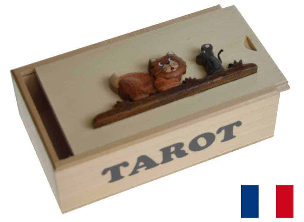 Boite tarot marqueterie vide 1 Boite tarot marqueterie vide