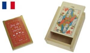 boite à cartes tilleul naturel décorée + jeu 54 C D 2 www univers bois com product 18914 0 - Tabletterie des Lacs