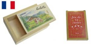 boite à cartes tilleul naturel décorée + jeu 54 C M1 4 www univers bois com product 18916 0 - Tabletterie des Lacs
