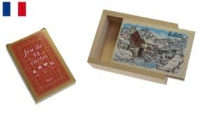 boite à cartes tilleul naturel décorée + jeu 54 C N54 4 www univers bois com product 18920 0 - Tabletterie des Lacs