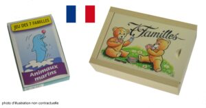 boite à cartes tilleul naturel décorée + jeu des familles div 3 www univers bois com product 18974 0 - Tabletterie des Lacs