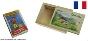 boite à cartes tilleul naturel décorée + jeu des familles M1 5 www univers bois com product 18975 0 - Tabletterie des Lacs