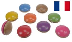 Yoyo bombè 1/2 laqué, diam 56 2 www univers bois com product 3508 0 - Tabletterie des Lacs