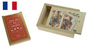 boite à cartes tilleul naturel décorée + jeu 54 C 2C 4 www univers bois com product 18912 0 - Tabletterie des Lacs