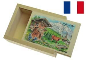 boite de 7 familles en tilleul vide naturel décorée M5 5 www univers bois com product 18968 0 - Tabletterie des Lacs